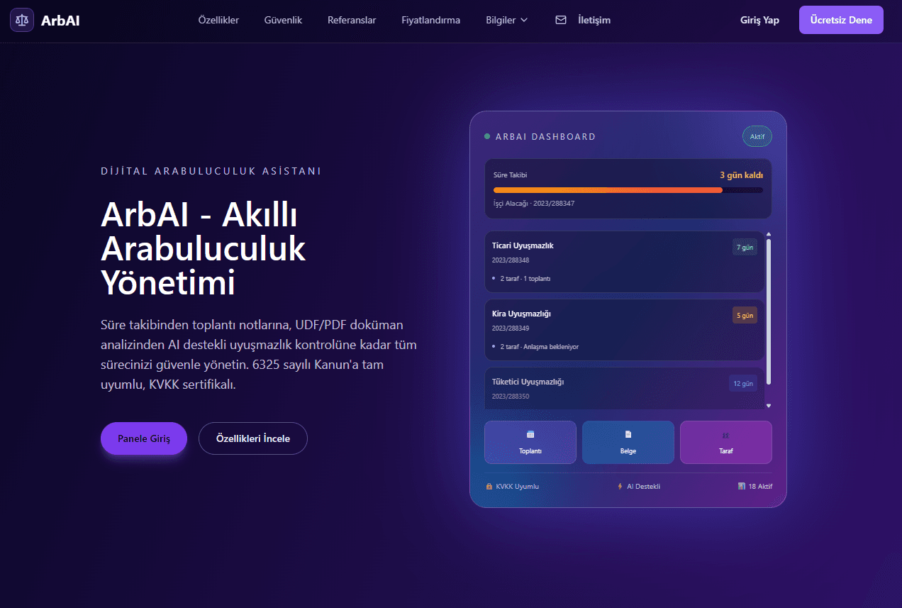 ArbAI ekran görüntüsü